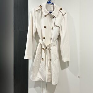 H&M Cream trench coat NWT